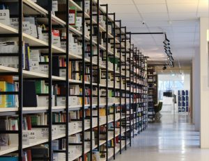 metal shelves