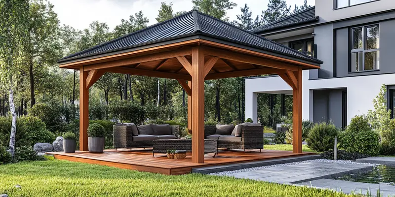 Co na daszek altany?