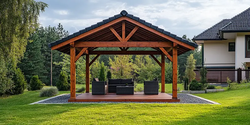 Jakie deski na dach altany?
