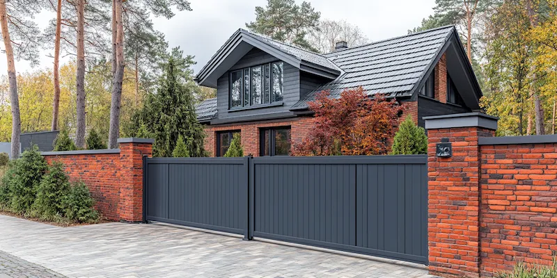 metalowe ogrodzenie z Polski