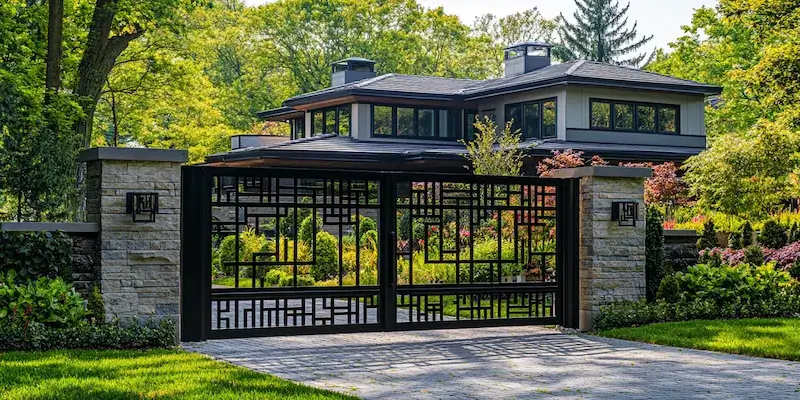 stalowe ogrodzenie z Polski