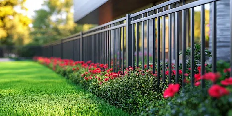 Polnische Metallzaune