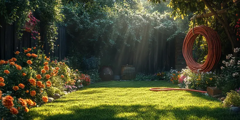 Jak zwinąć wąż ogrodowy na wózek?