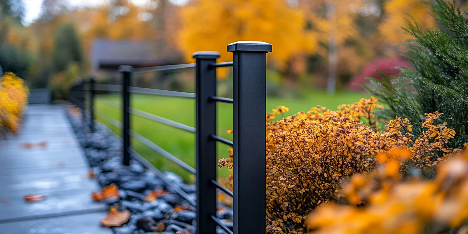 Metallzaun aus Polen